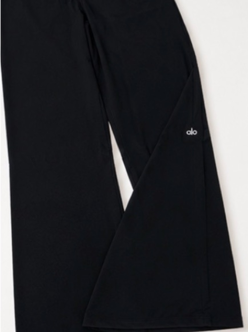 ALO Yoga Kids Black Flared Leggings